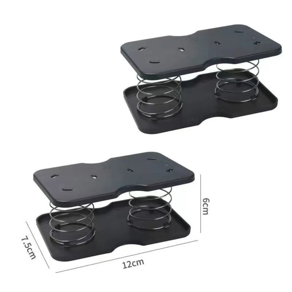 Caja de resortes automática con bandeja para caja de resortes, soporte interior automático para toallas de papel para una conducción segura, cajas de pañuelos de cocina